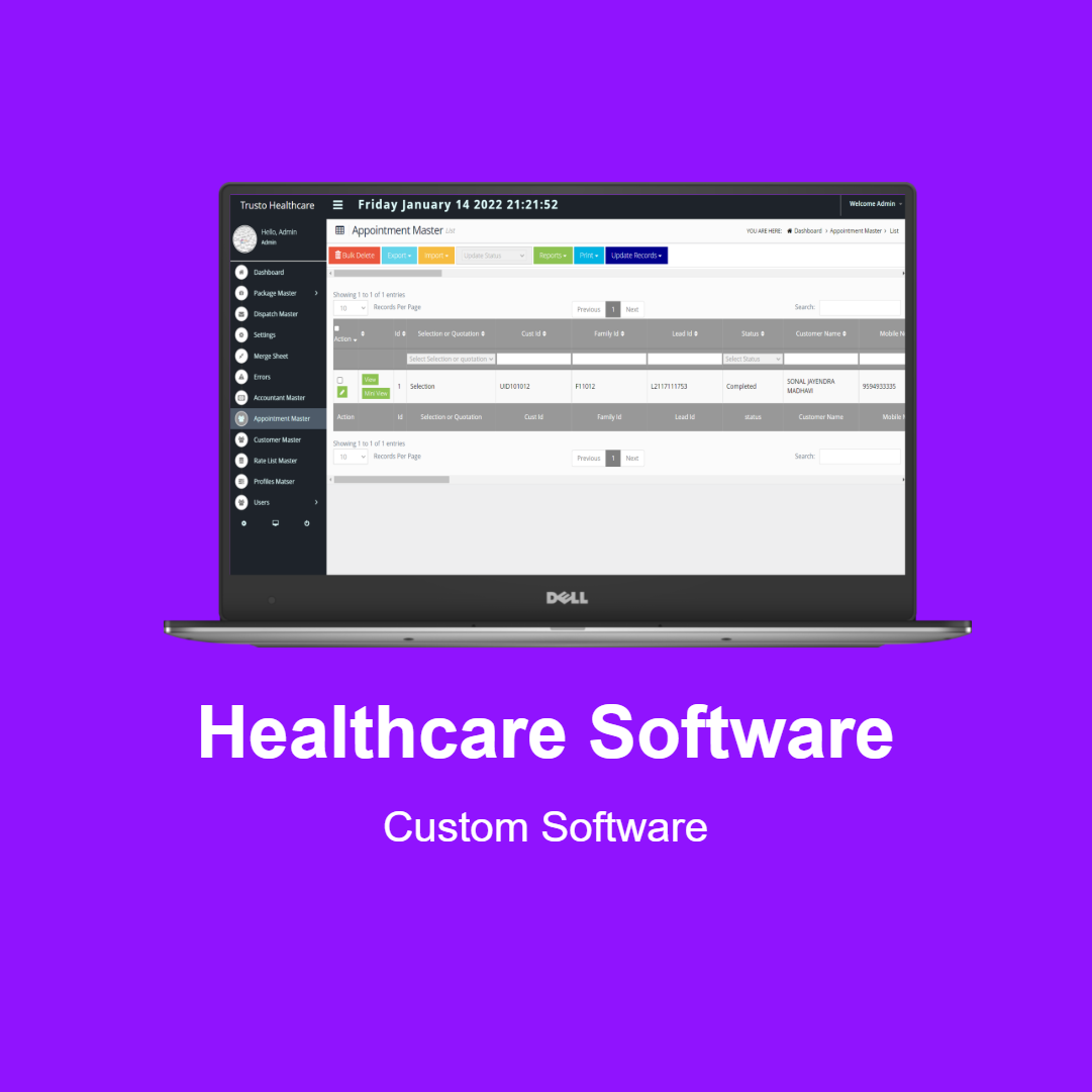 Trusto Healthcare Software
