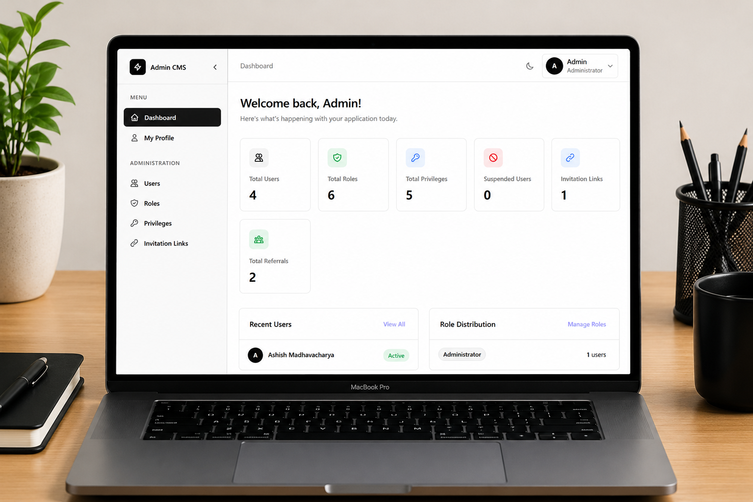 Admin Dashboard
